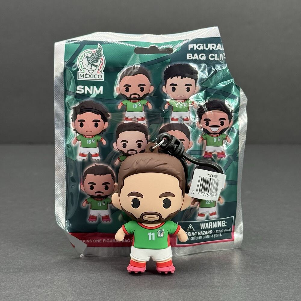 2026 Mexico Soccer National Team Santiago Gimenez Bag Clip Keychain
